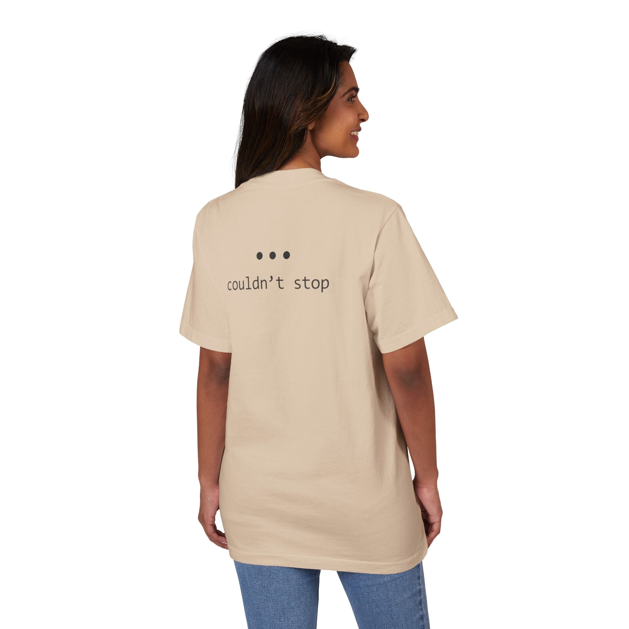 Overthinking Again T-Shirt — Minimal Text Graphic Tee