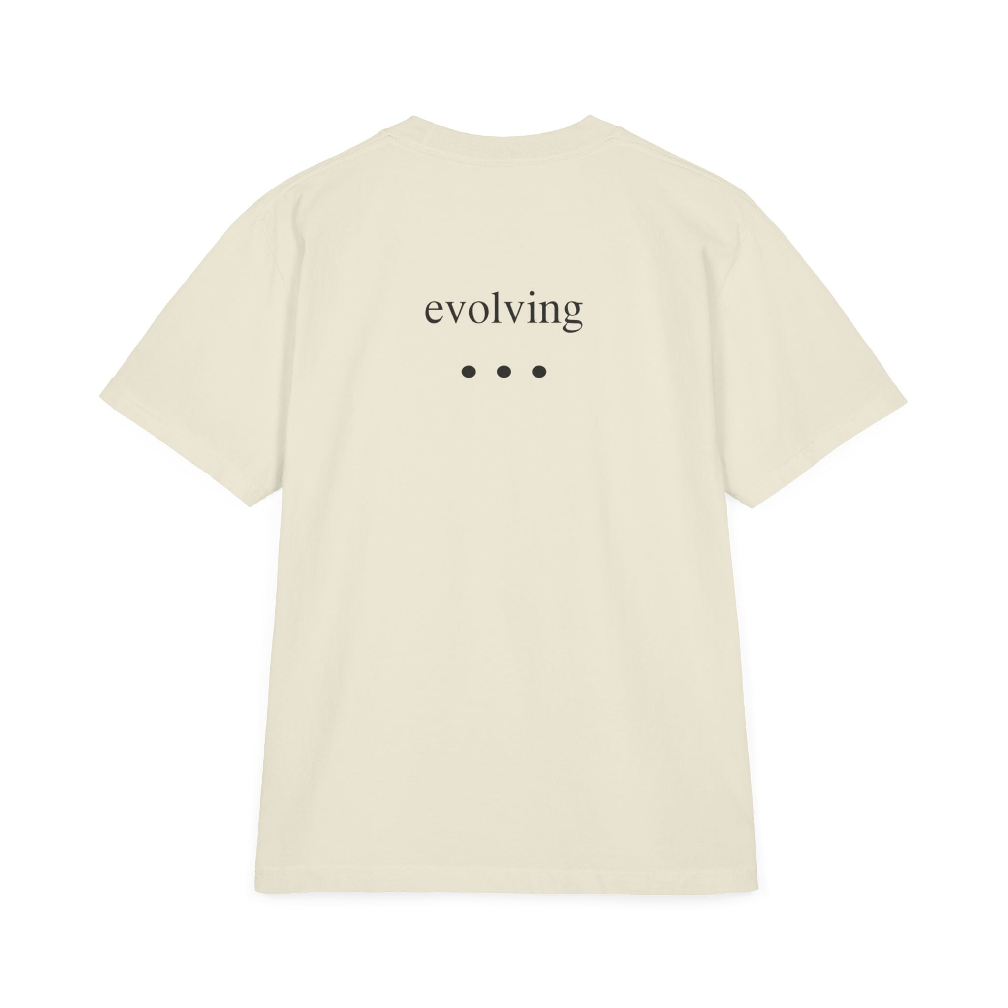 Still Becoming / Evolving Graphic T‑Shirt — Minimal Inspirational Tee