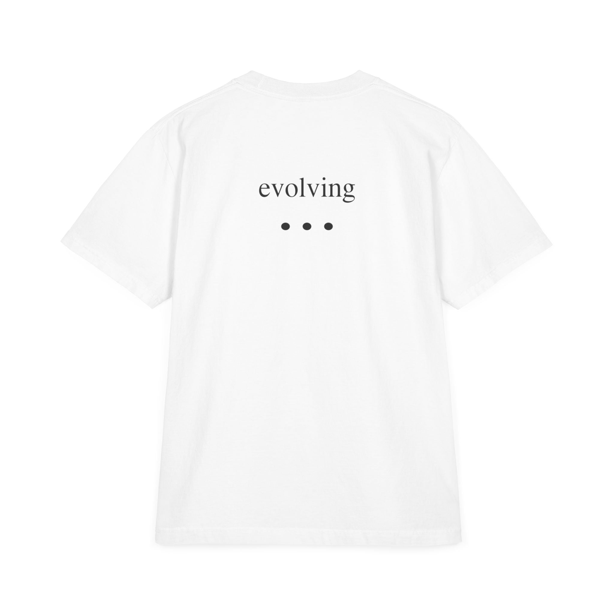 Still Becoming / Evolving Graphic T‑Shirt — Minimal Inspirational Tee