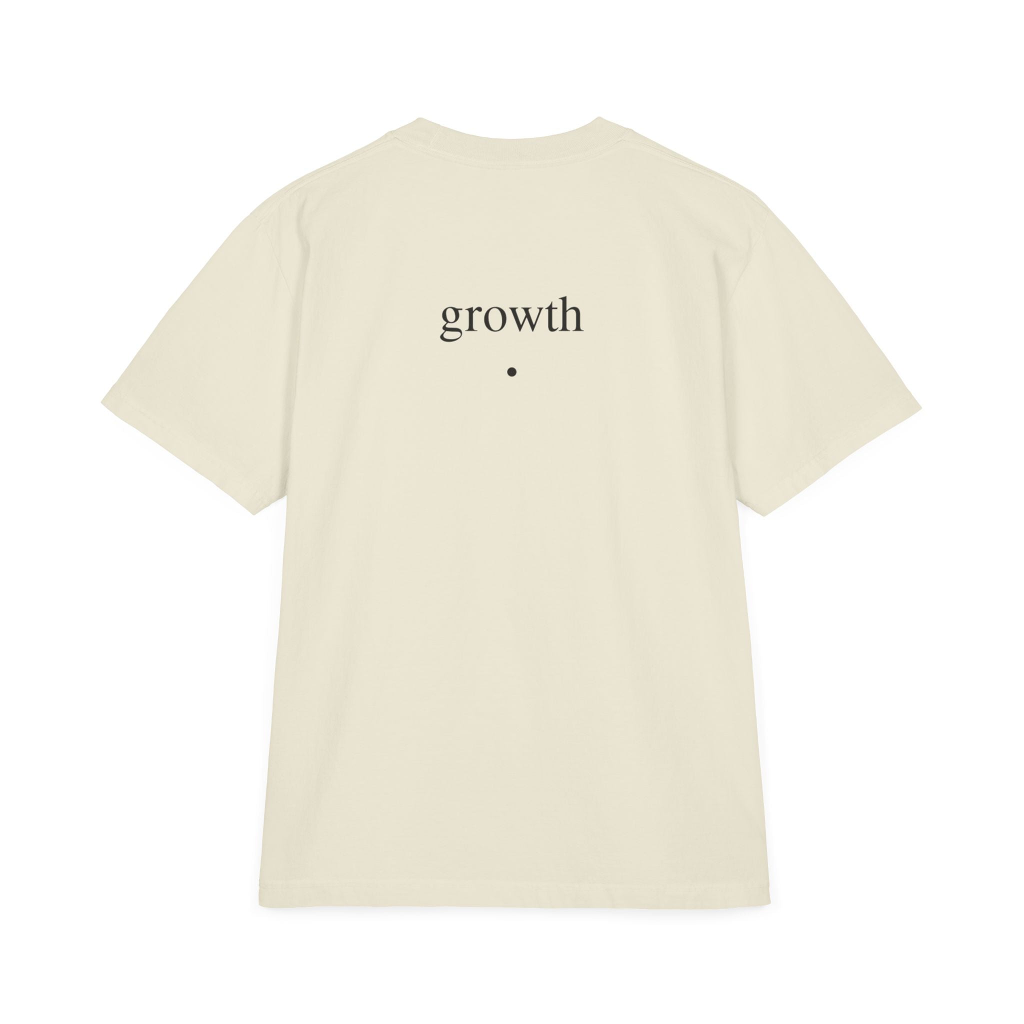 T-Shirt — Minimal "i almosttt replied / growth" Graphic Tee