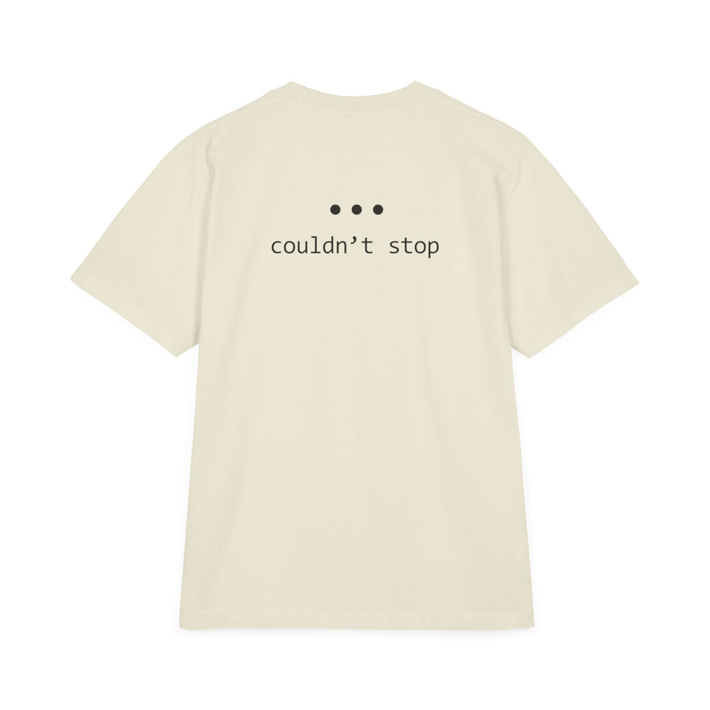 Overthinking Again T-Shirt — Minimal Text Graphic Tee