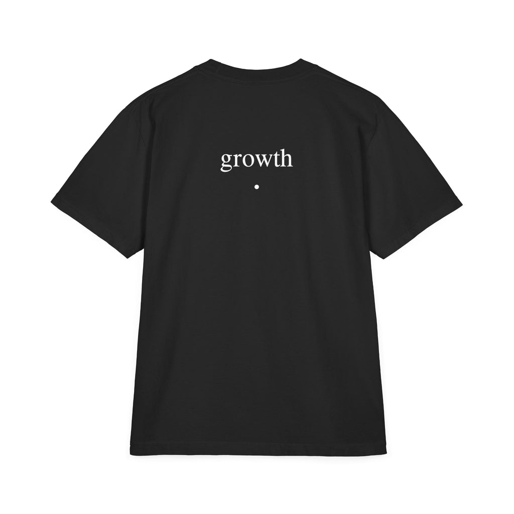 T-Shirt — Minimal "i almosttt replied / growth" Graphic Tee