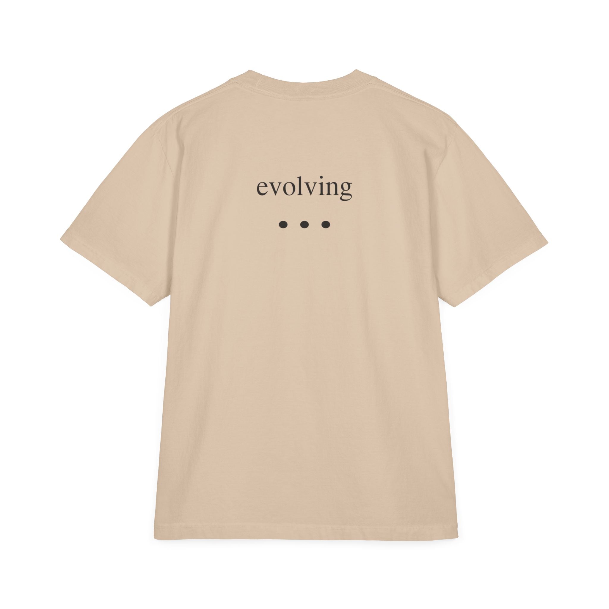 Still Becoming / Evolving Graphic T‑Shirt — Minimal Inspirational Tee