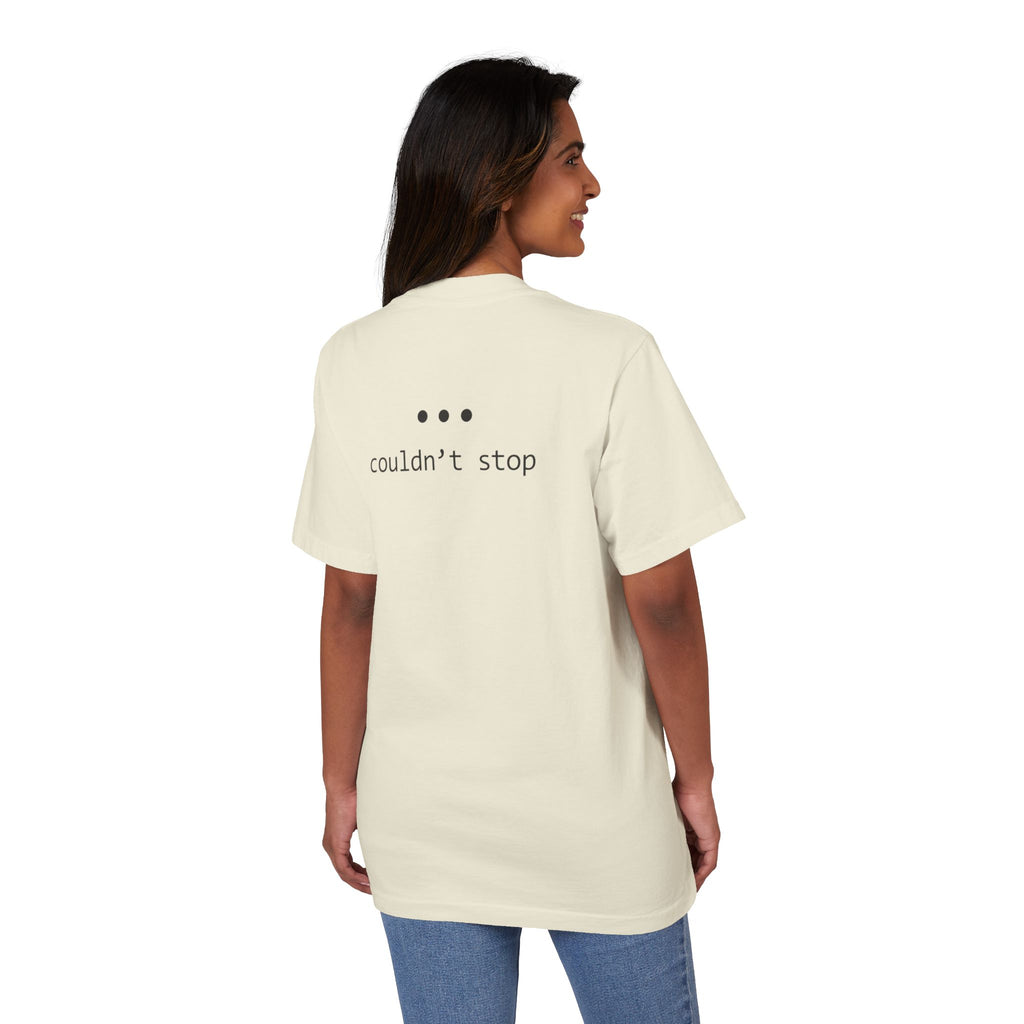 Overthinking Again T-Shirt — Minimal Text Graphic Tee