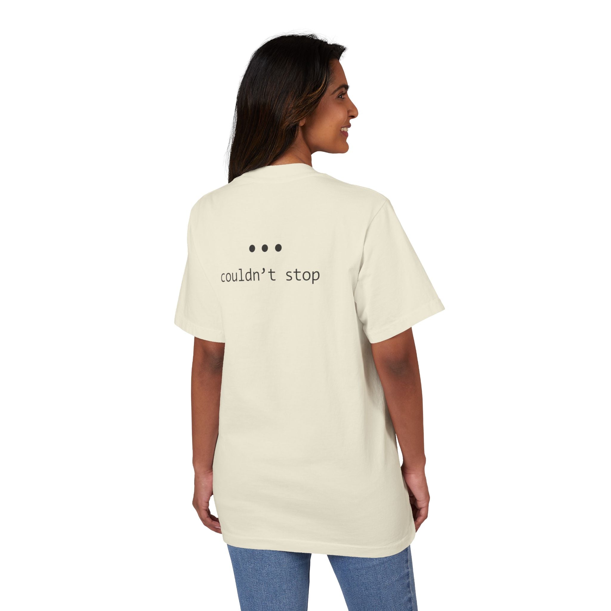Overthinking Again T-Shirt — Minimal Text Graphic Tee