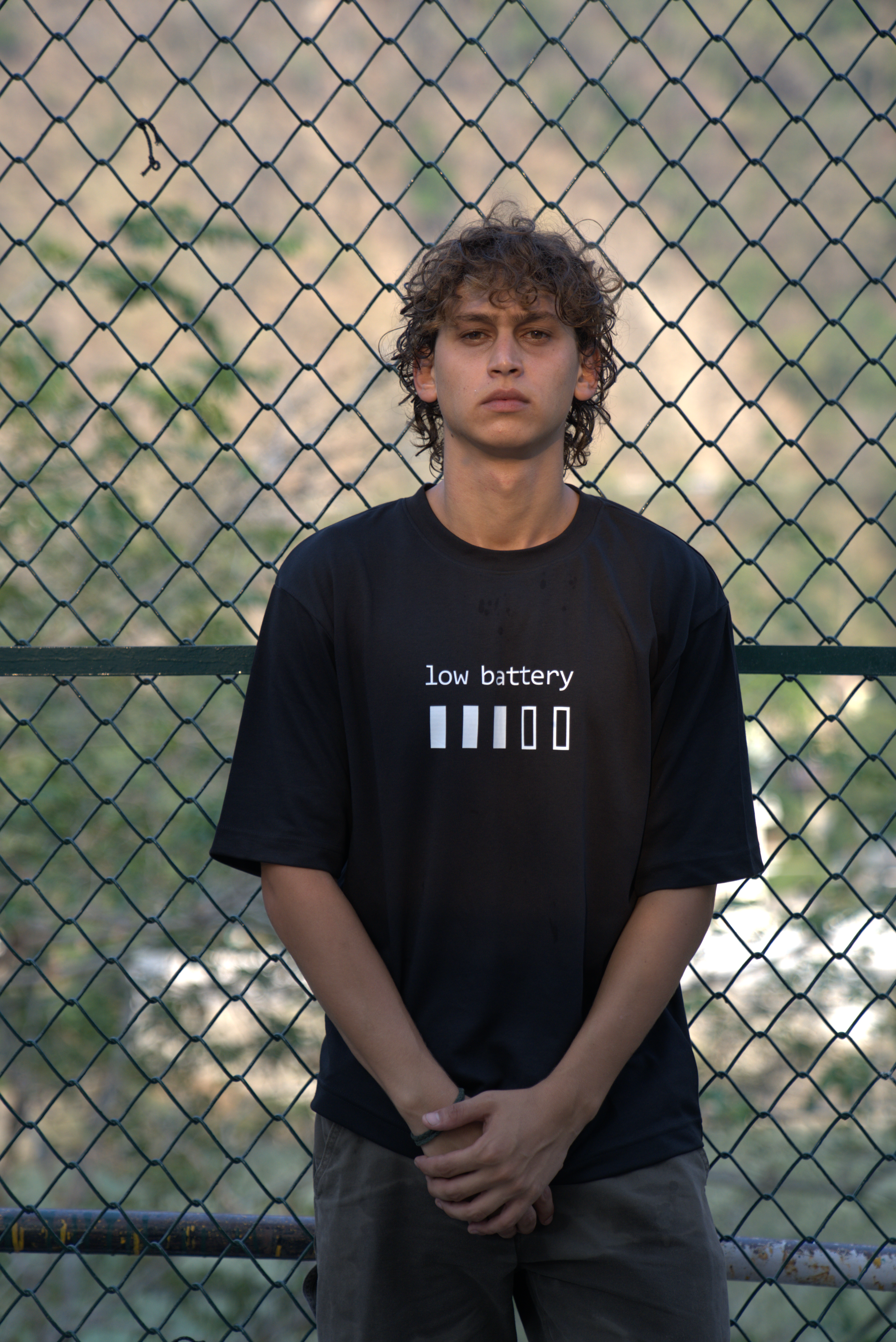 LOW BATTERY, NEED A MINUTE TEE